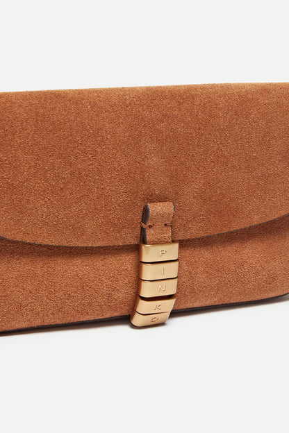 PINKO  SADDLE FLAT SUEDE  en color LQ  (4)