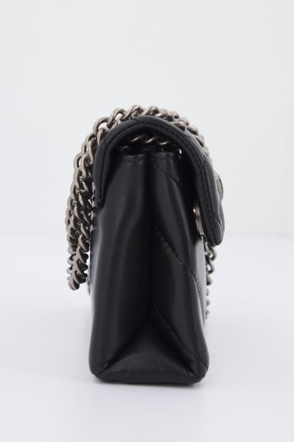 KURT GEIGER LONDON LEATHER MINI KENSING en color BLACK  (2)