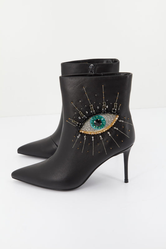 KURT GEIGER LONDON BELGRAVIA EYE ANKLE  en color BLCK  (1)