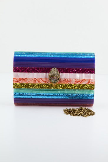 KURT GEIGER LONDON PARTY EAGLE CLUTCH en color MLTTHR  (1)