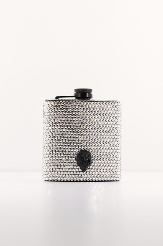 KURT GEIGER LONDON CRYSTAL FLASK en color SLVR  (1)
