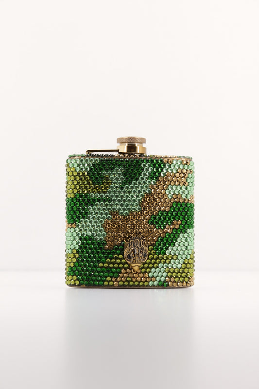 KURT GEIGER LONDON CRYSTAL FLASK en color GRNCMB  (1)