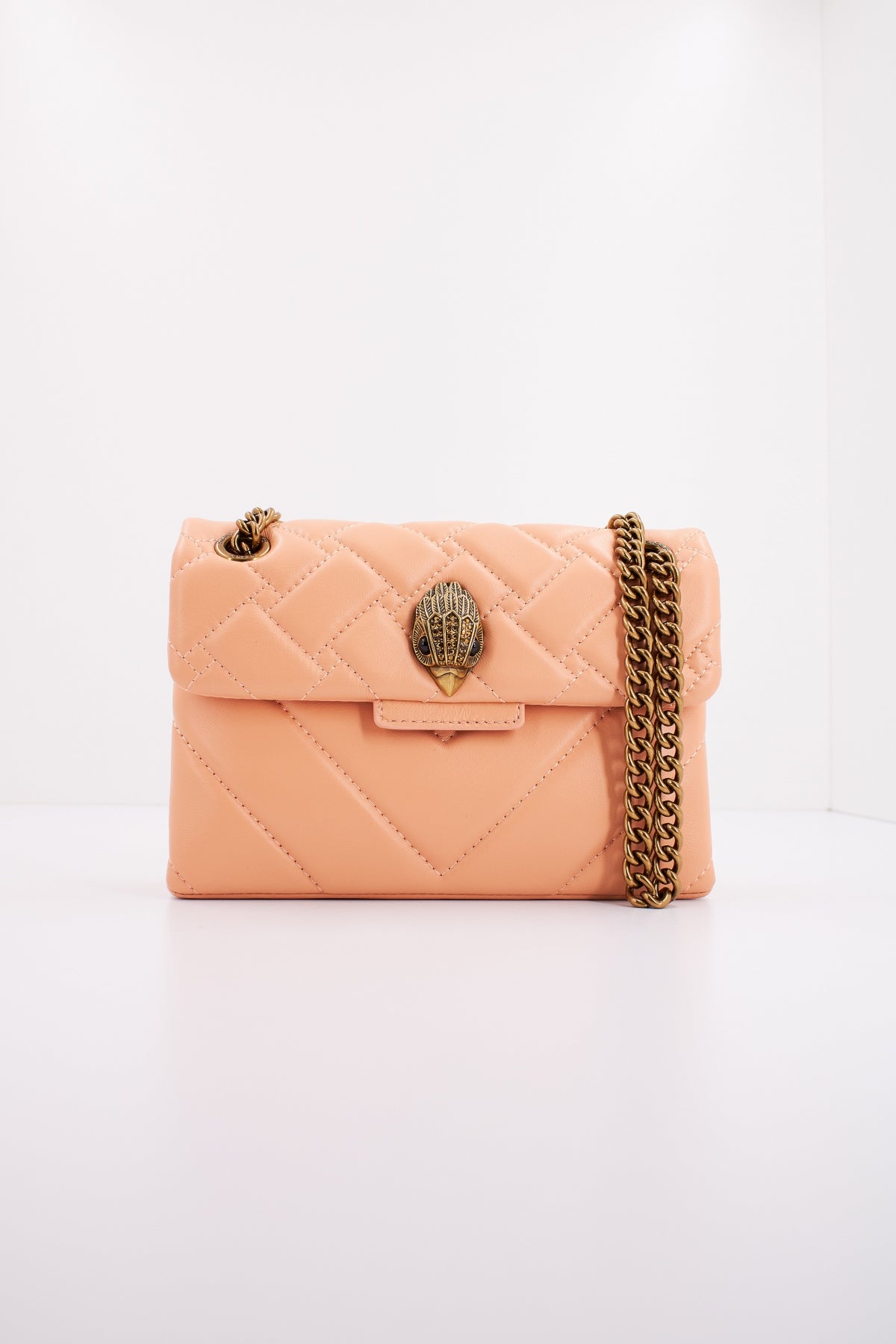 KURT GEIGER LONDON  LEATHER MINI KENSIN en color PEACH  (1)