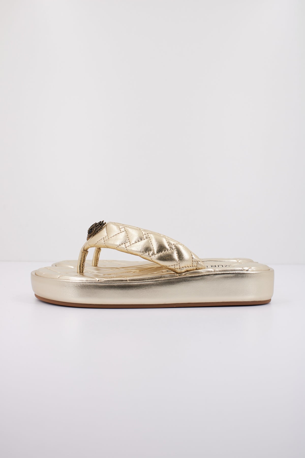 KURT GEIGER LONDON KENSINGTON PUFF FLIP en color GOLD  (1)