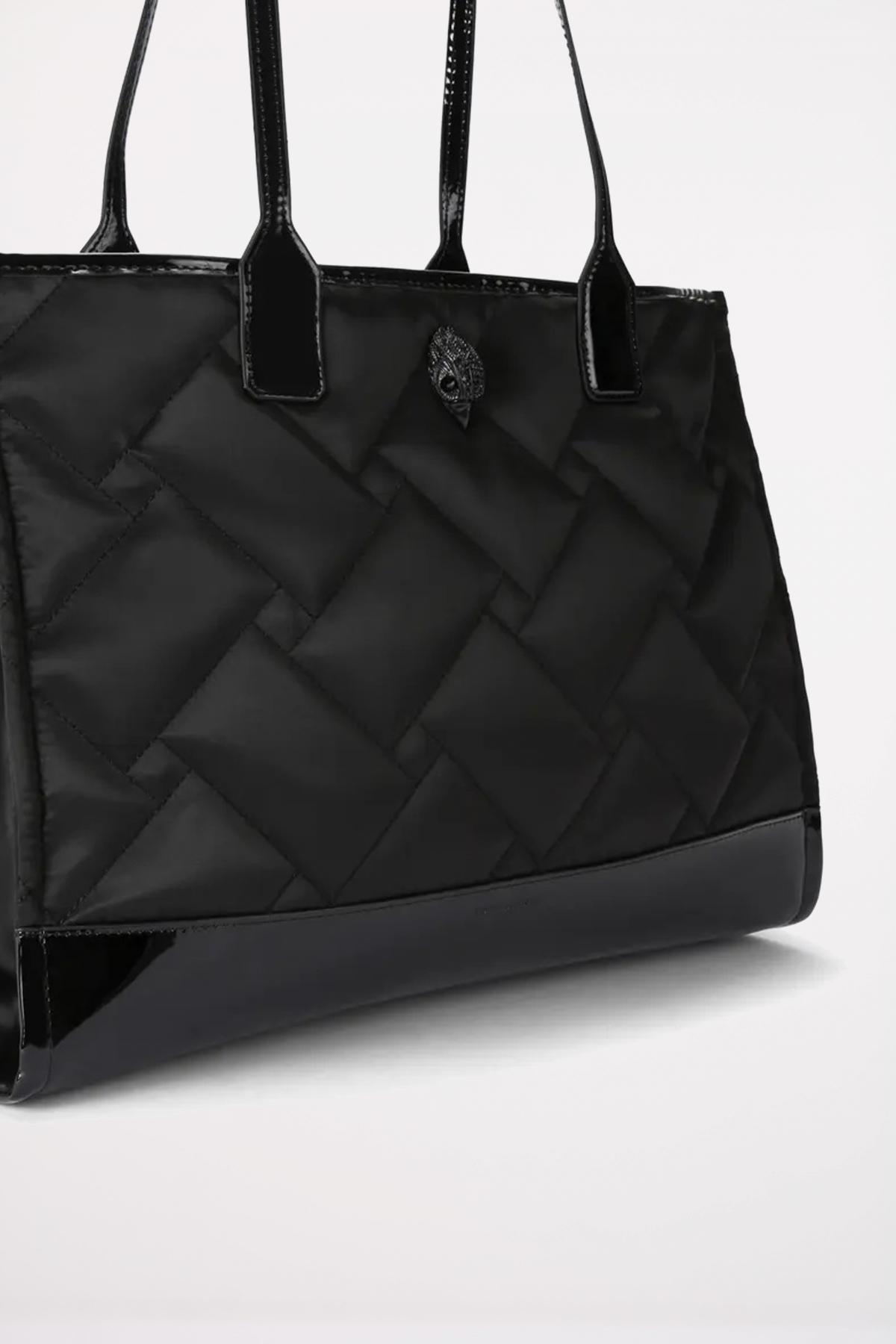 KURT GEIGER LONDON RECYCLED SQ SHOPPER  en color BLACK  (2)