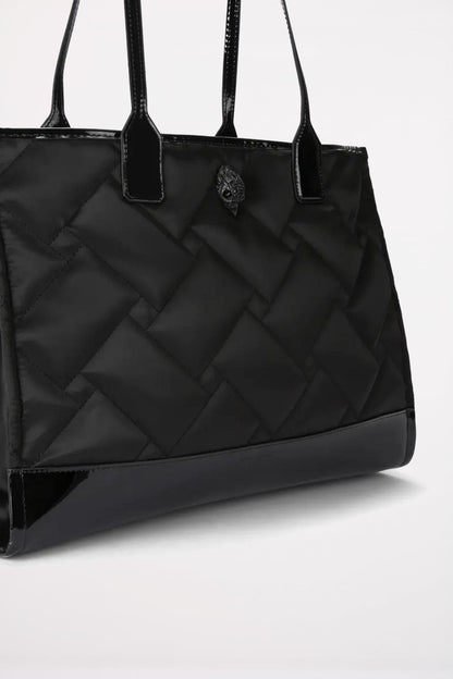 KURT GEIGER LONDON RECYCLED SQ SHOPPER  en color BLACK  (2)