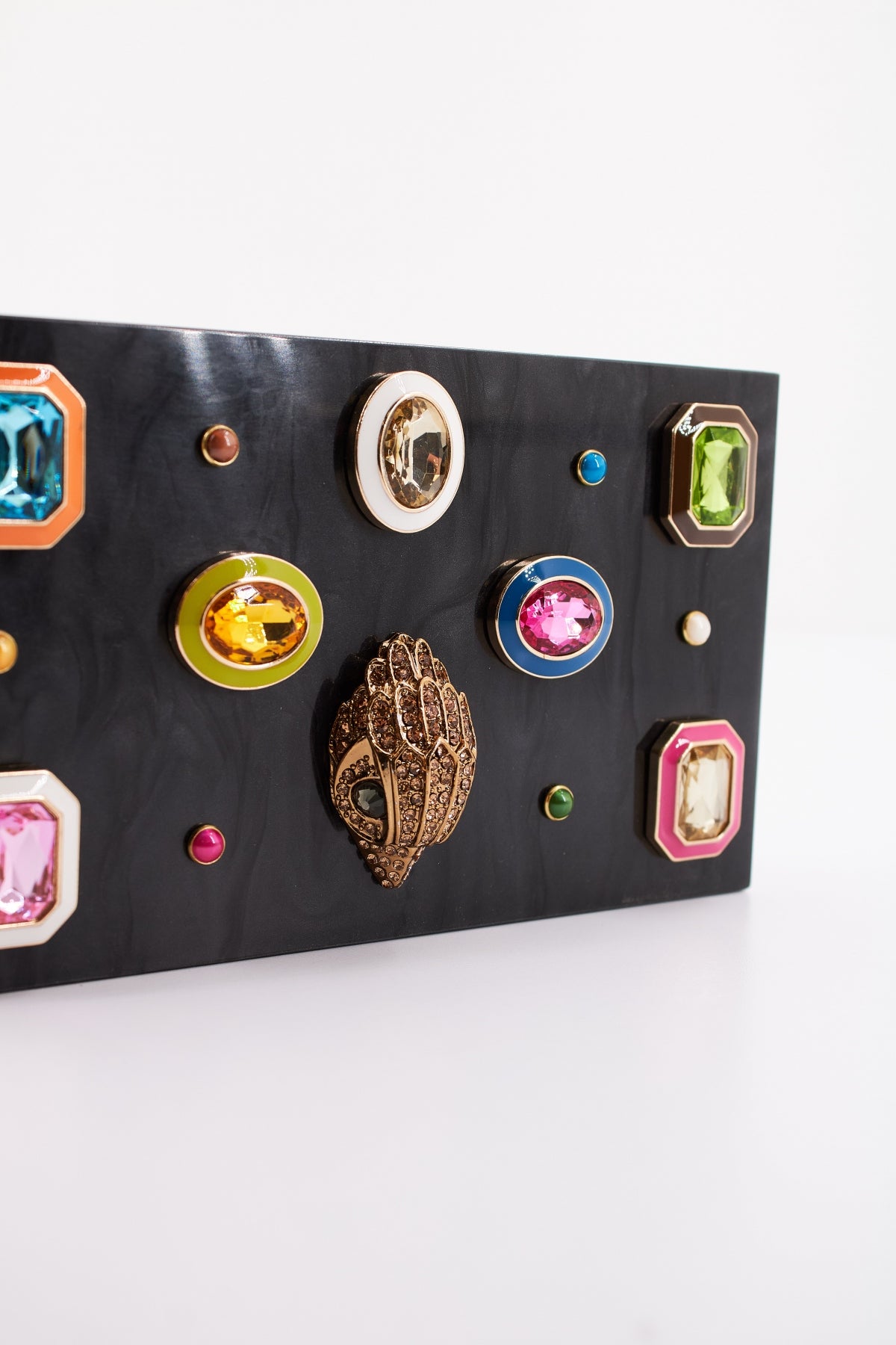 KURT GEIGER LONDON PERSPEX BOX CLUTH GE en color BLKCMB  (4)