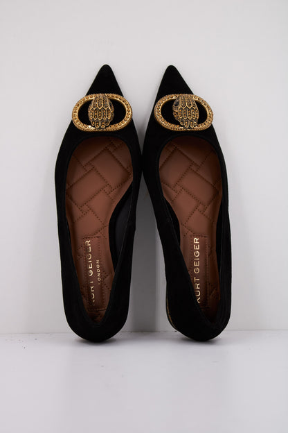 KURT GEIGER LONDON CHELSEA POINT FLAT en color BLACK  (3)
