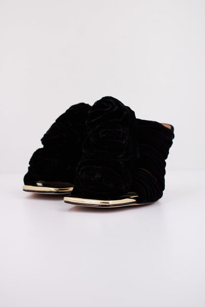 KURT GEIGER LONDON  BLOOM MULE en color BLACK  (2)