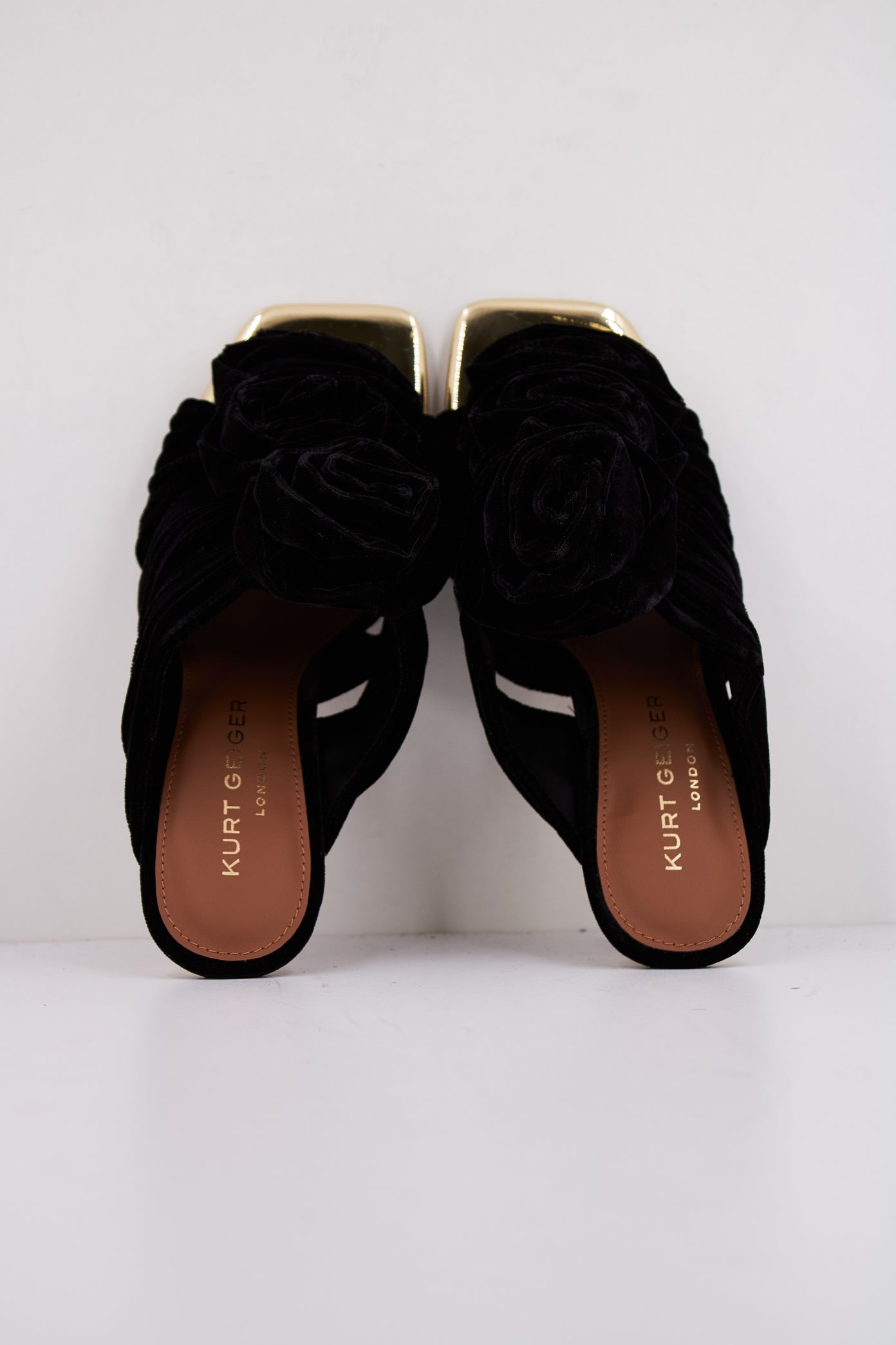 KURT GEIGER LONDON  BLOOM MULE en color BLACK  (3)