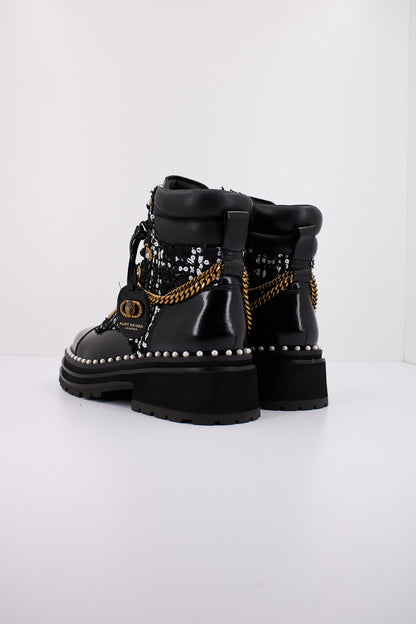 KURT GEIGER LONDON CHELSEA COMBAT BOOT en color BLKWHT  (4)