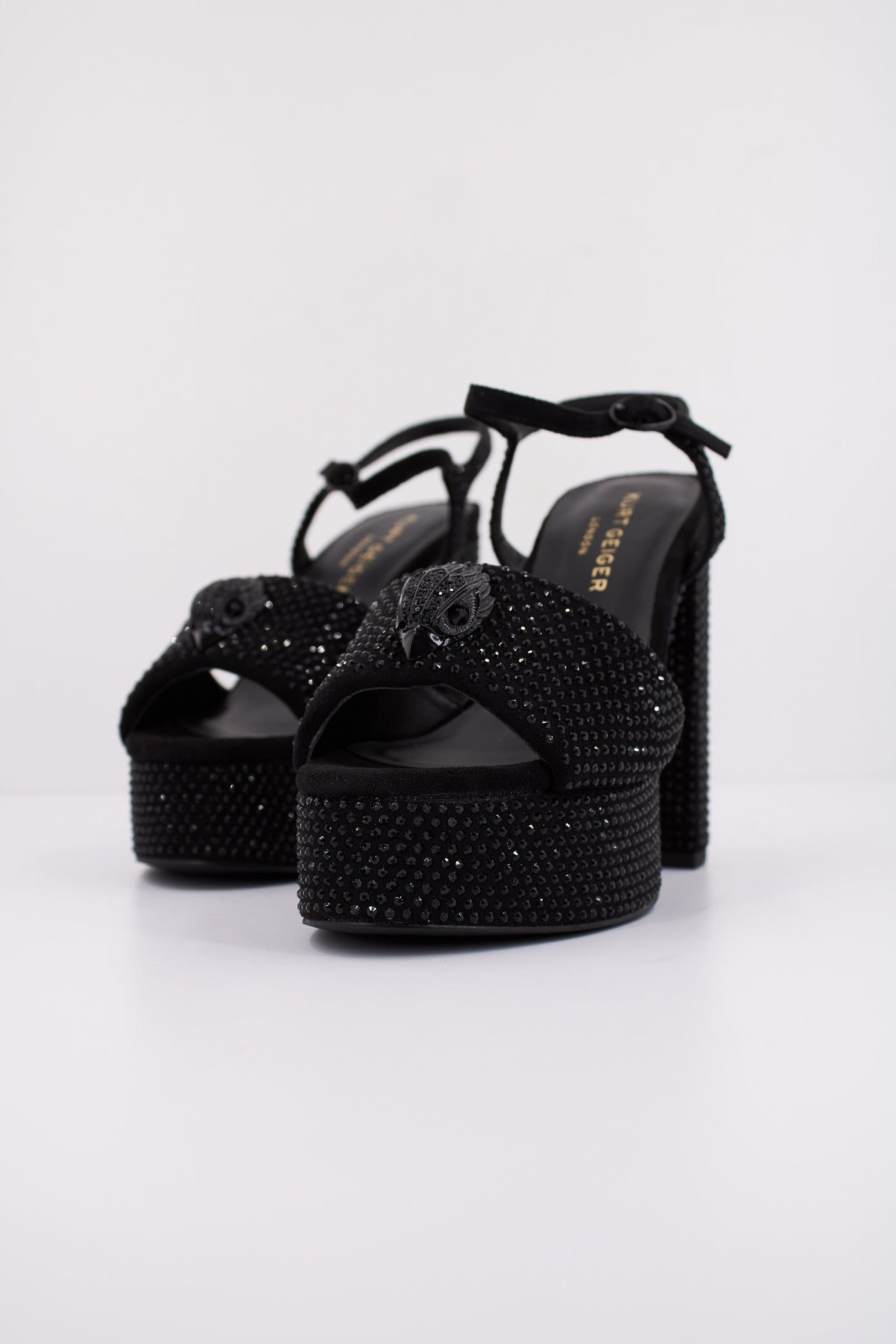 KURT GEIGER LONDON KENSINGTON PLATFORM  en color BLKOTHR  (2)