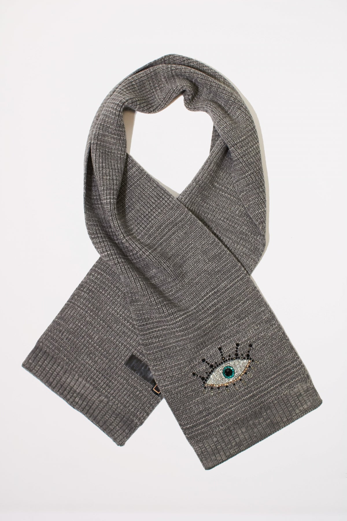 KURT GEIGER LONDON EVIL EYE SCARF en color GRYMXD  (2)
