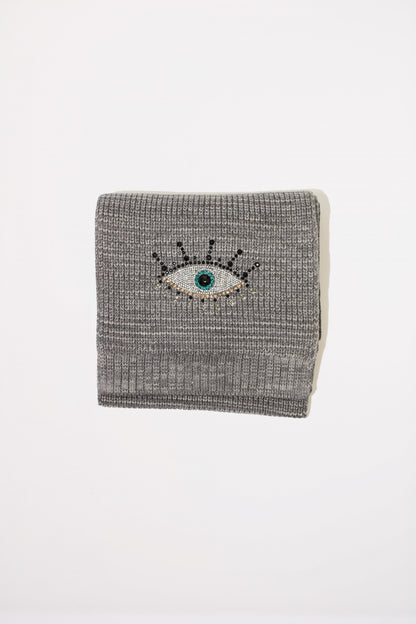 KURT GEIGER LONDON EVIL EYE SCARF en color GRYMXD  (3)
