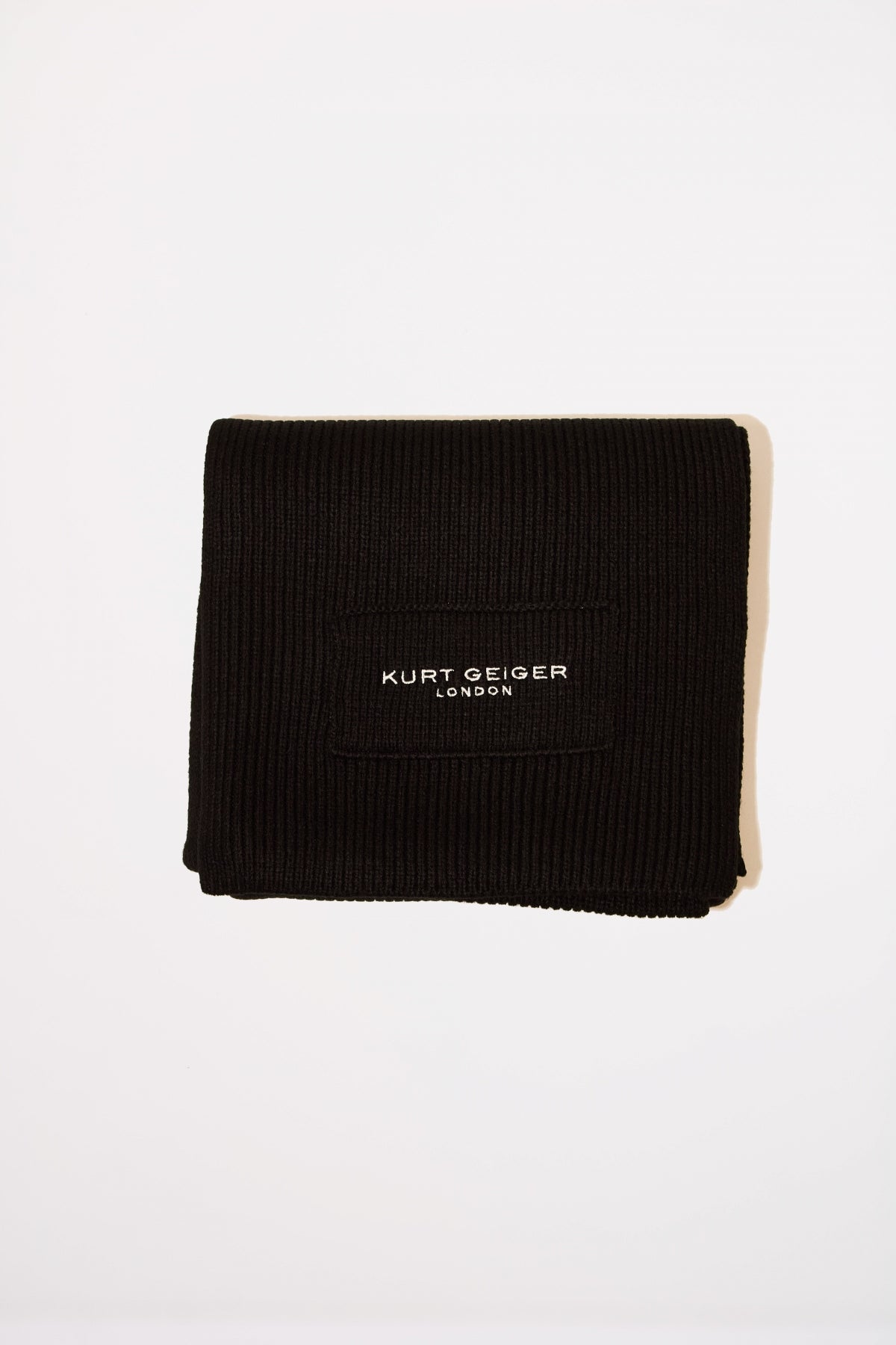 KURT GEIGER LONDON KGL KNITTED SCARF en color BLACK  (3)