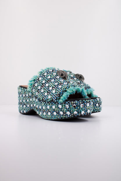 KURT GEIGER LONDON KENSINGTON en color AQUA  (2)
