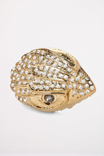 KURT GEIGER LONDON EAGLE CLUCH en color GOLD  (2)