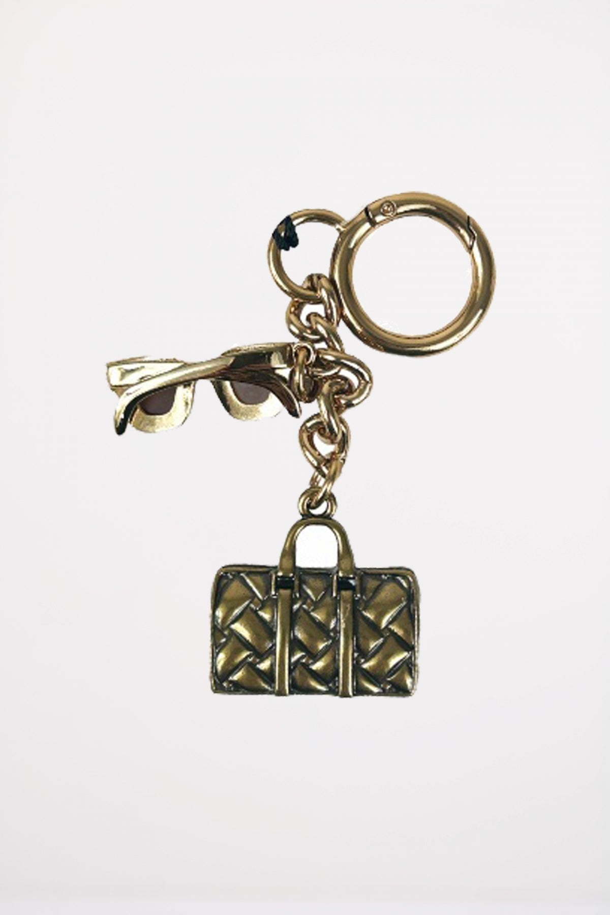 KURT GEIGER LONDON BOSTON KEYRING en color GOLD  (2)