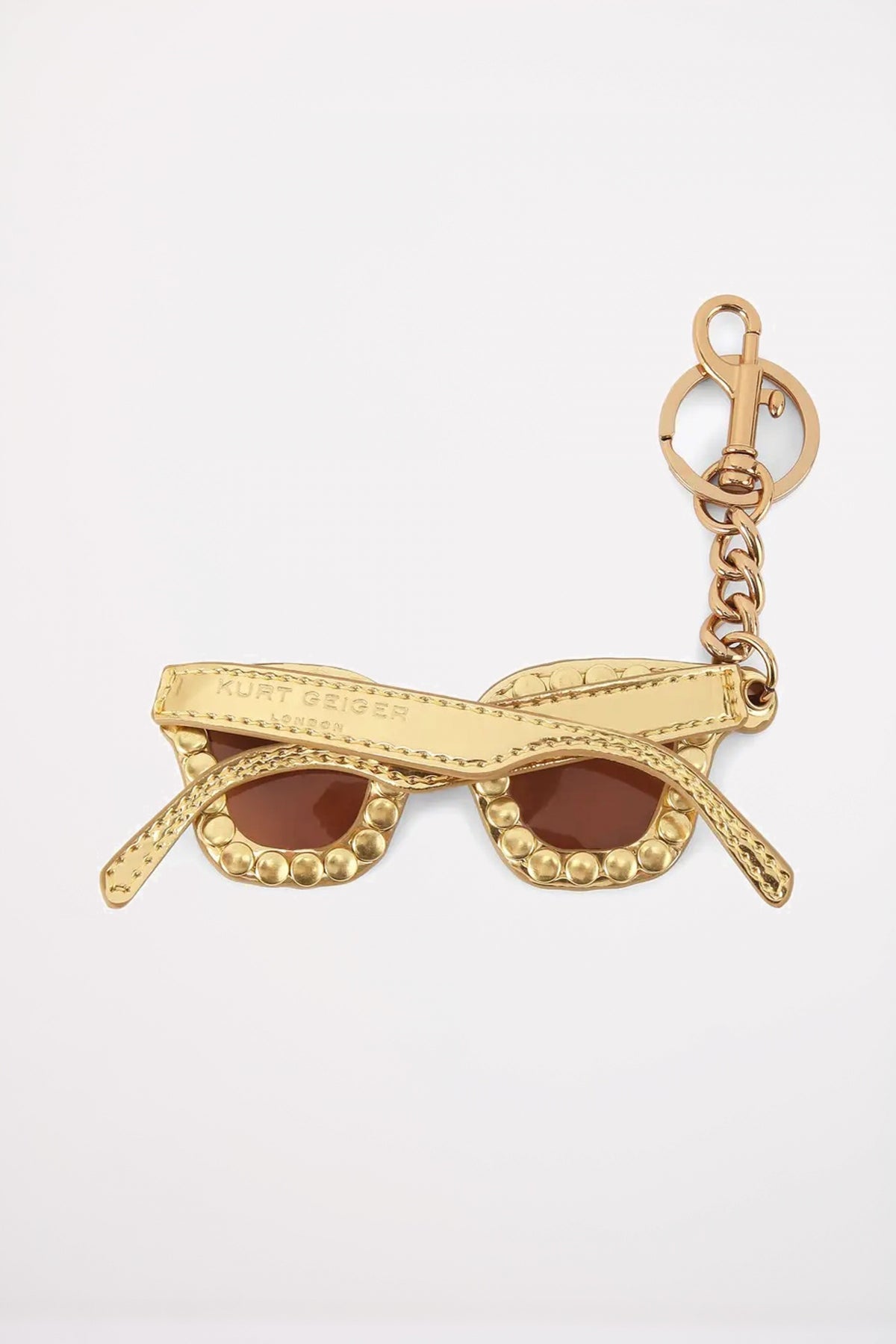 KURT GEIGER LONDON SUNGLASSES KEYRING en color GOLD  (2)