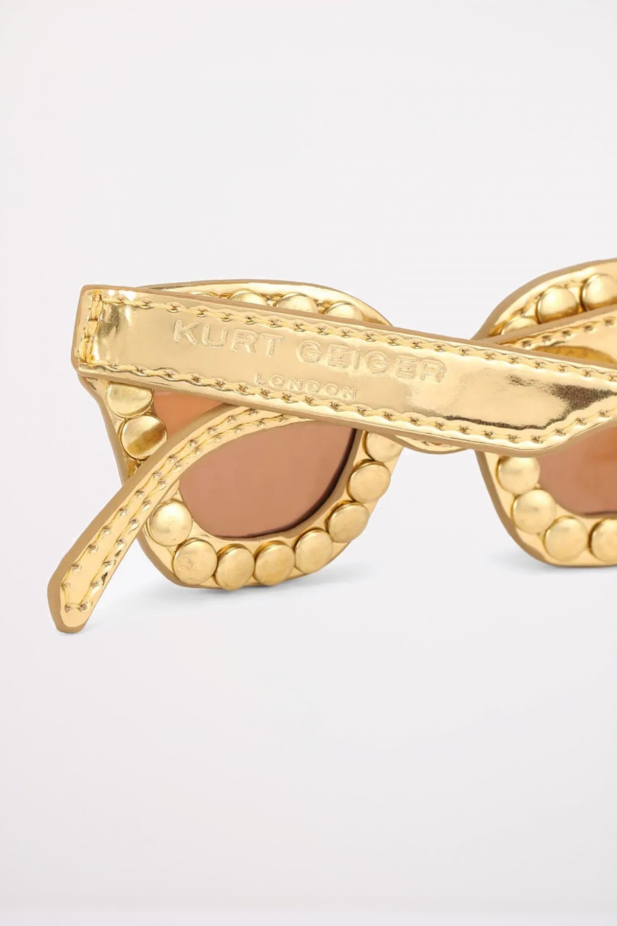 KURT GEIGER LONDON SUNGLASSES KEYRING en color GOLD  (3)