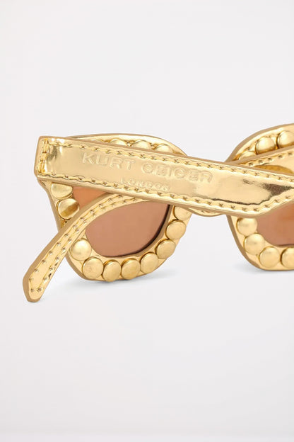KURT GEIGER LONDON SUNGLASSES KEYRING en color GOLD  (3)