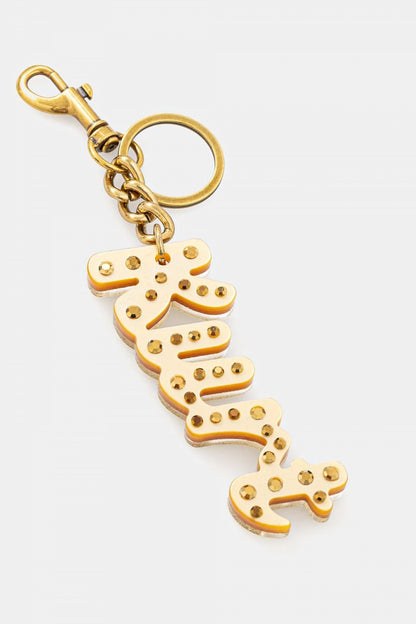 KURT GEIGER LONDON KURT KEYRING en color GOLD  (1)