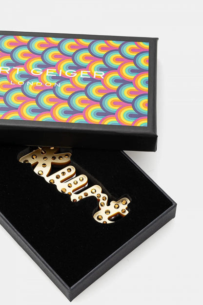 KURT GEIGER LONDON KURT KEYRING en color GOLD  (3)