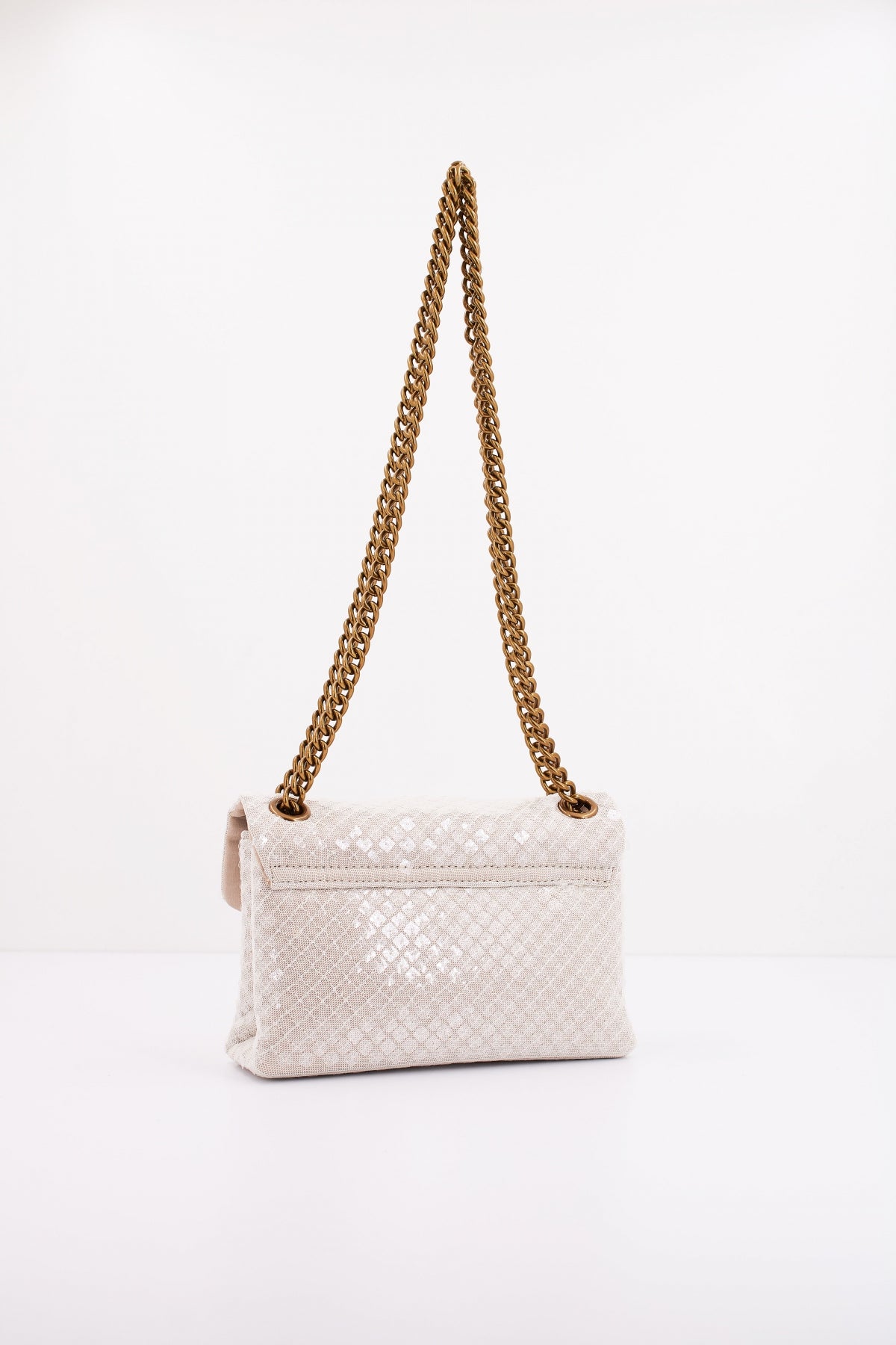 KURT GEIGER LONDON SEQUINS MINI KENSTON en color NATRAL  (3)