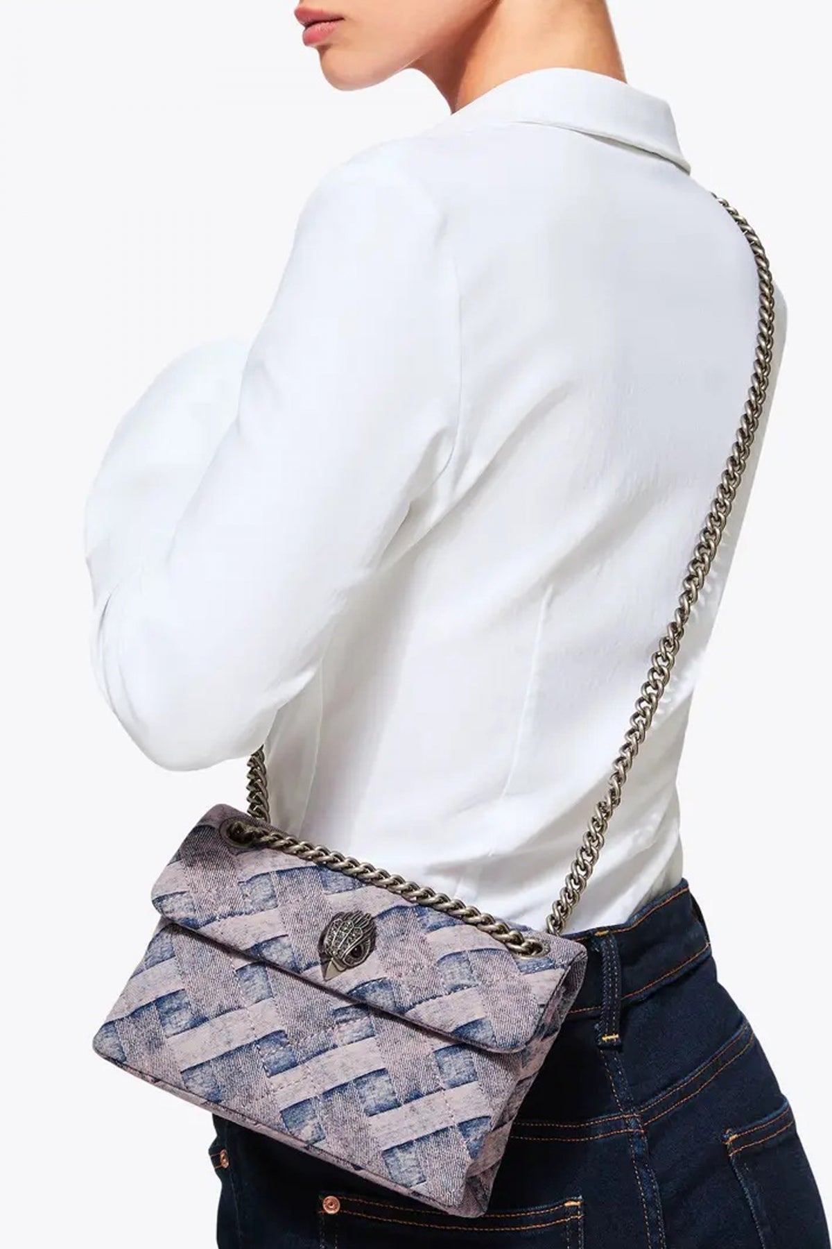 KURT GEIGER LONDON MINI KENSINGTON SOFT en color OPNPNK  (4)