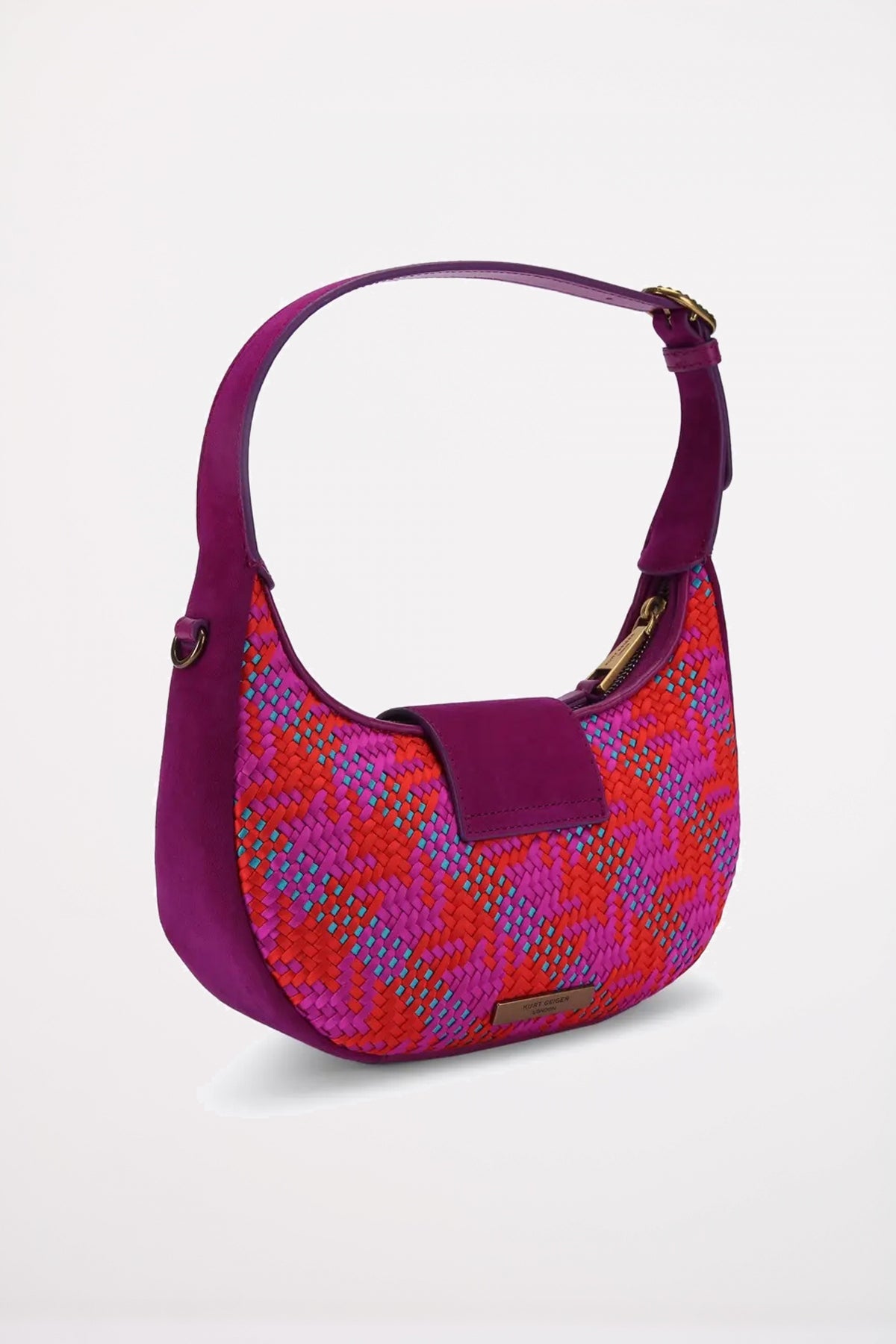 KURT GEIGER LONDON SM CHELSEA HOBO en color OPNPNK  (3)