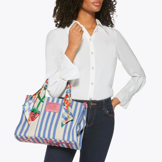 KURT GEIGER LONDON SOUTHBANK TOTE en color OPNBLU  (1)