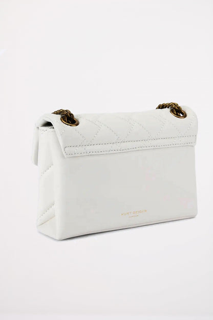 KURT GEIGER LONDON MINI LEATHER KENSING en color WHITE  (3)