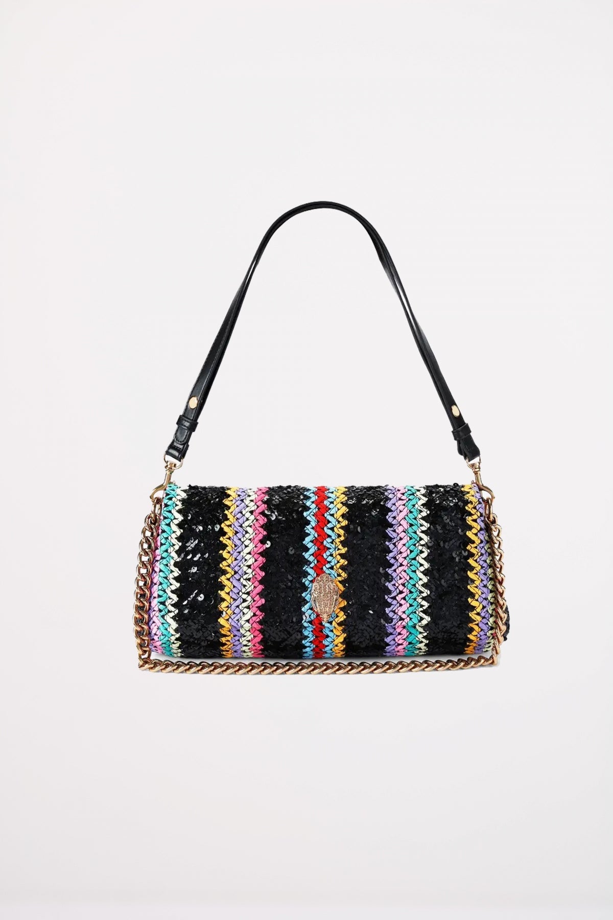 KURT GEIGER LONDON LONG KENSINGTON BAG en color CHRCL  (1)