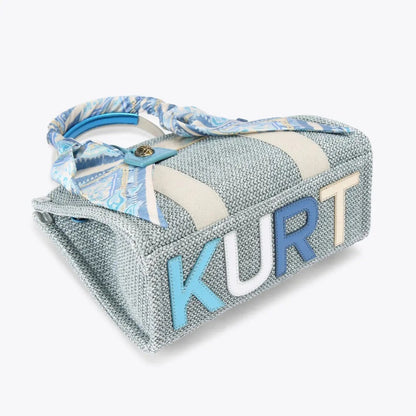 KURT GEIGER LONDON SMALL SOUTHBANK TOTE en color PSTLBL  (3)