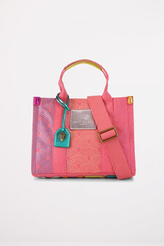 KURT GEIGER LONDON SMALL SOUTHBANK TOTE en color PINK  (1)