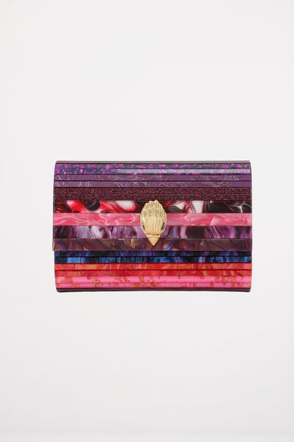 KURT GEIGER LONDON PARTY EAGKE CKUTCH en color OPNPNK  (1)