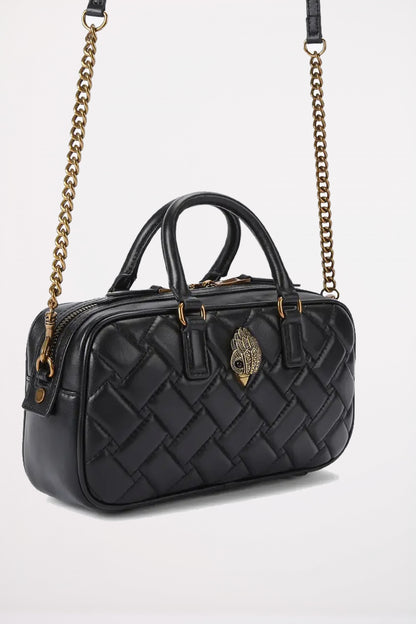 KURT GEIGER LONDON SM KENSINGTON DUFFLE en color BLACK  (2)