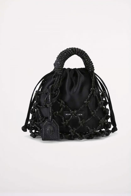 KURT GEIGER LONDON SM MACRAME CRYSTAK B en color BLACK  (1)