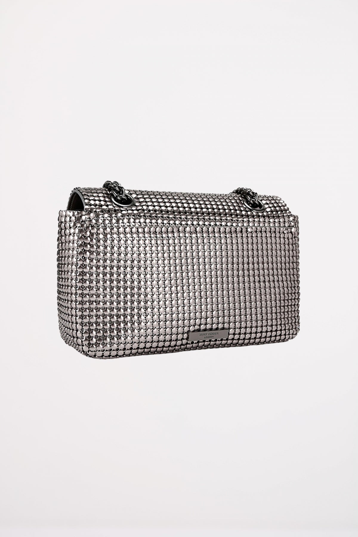 KURT GEIGER LONDON KENSINGTON CHAINMAIL en color SLVR  (2)