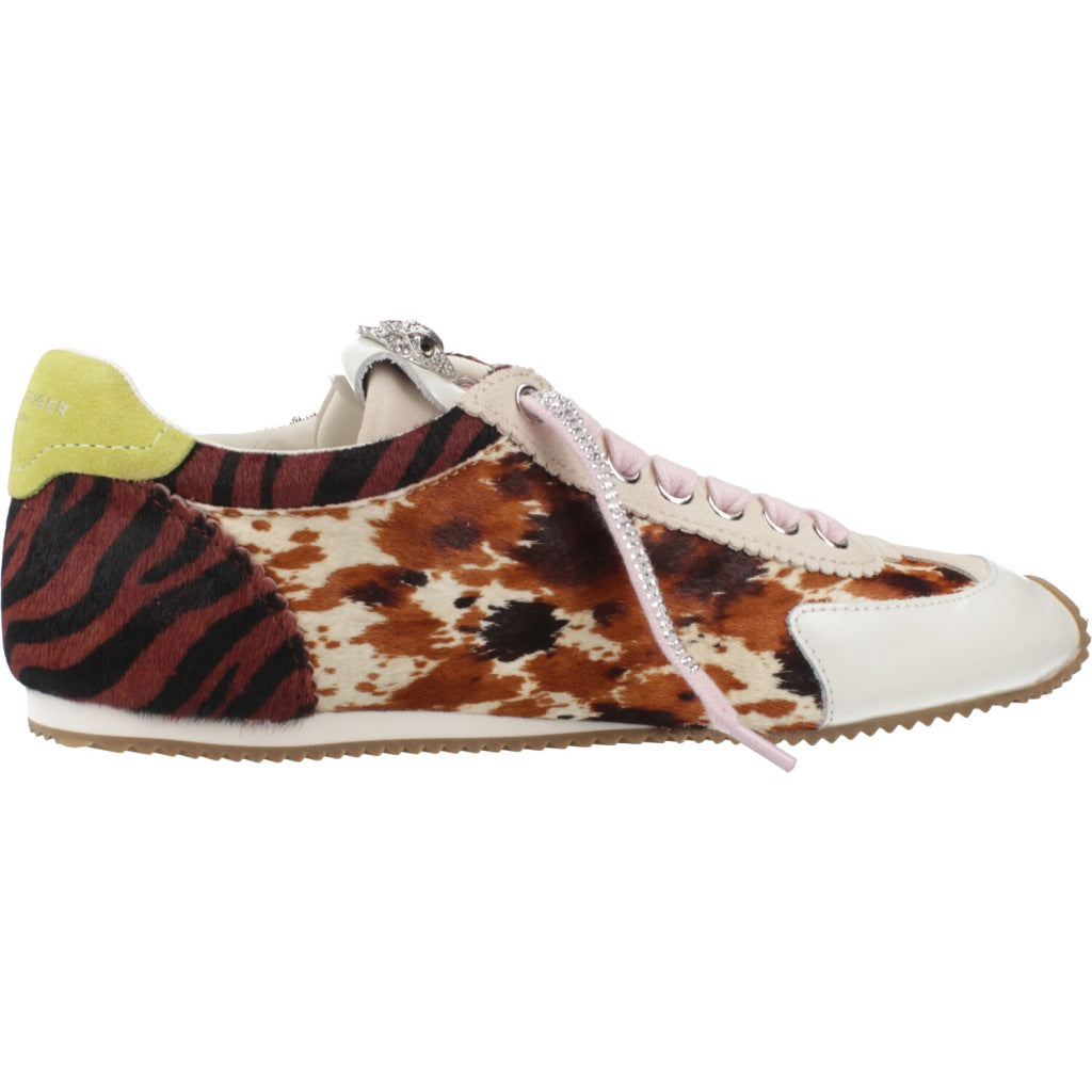 KURT GEIGER LONDON  ISLINGTON SNEAKER  en color OPNBWN  (4)