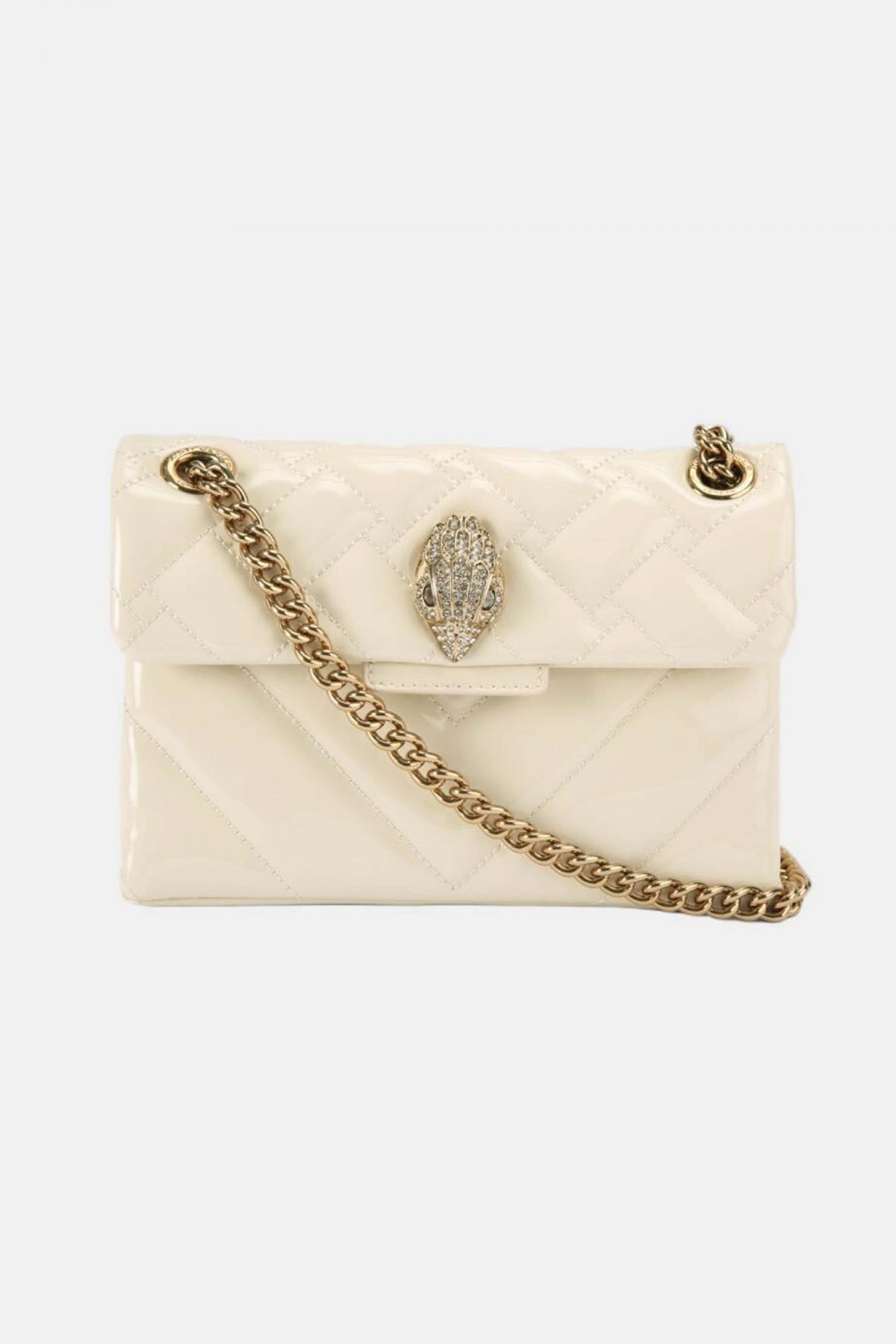 KURT GEIGER LONDON LEATHER MINI KENSING en color NTURAL  (2)