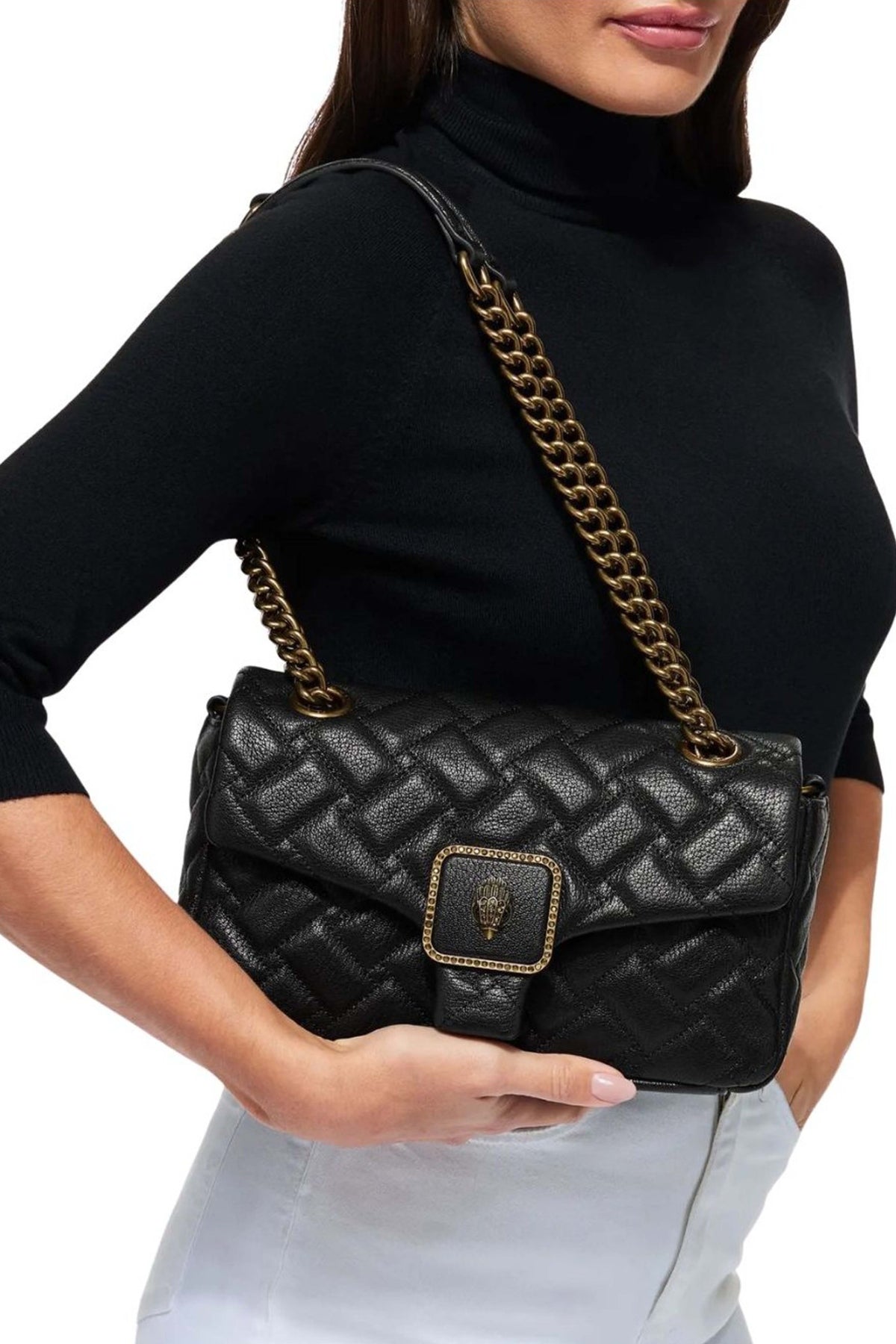 KURT GEIGER LONDON MINI PIMLICO BAG en color BLACK  (1)