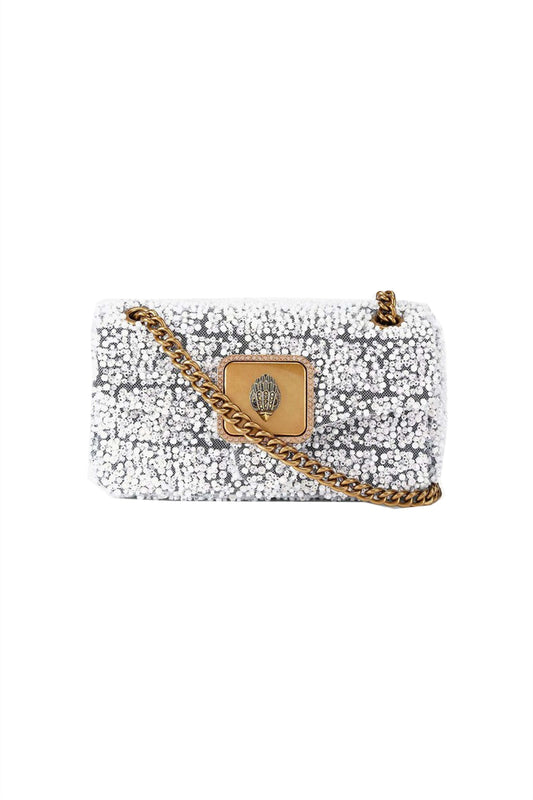 KURT GEIGER LONDON  MINI PIMLICO BAG  en color OPNWHT  (1)