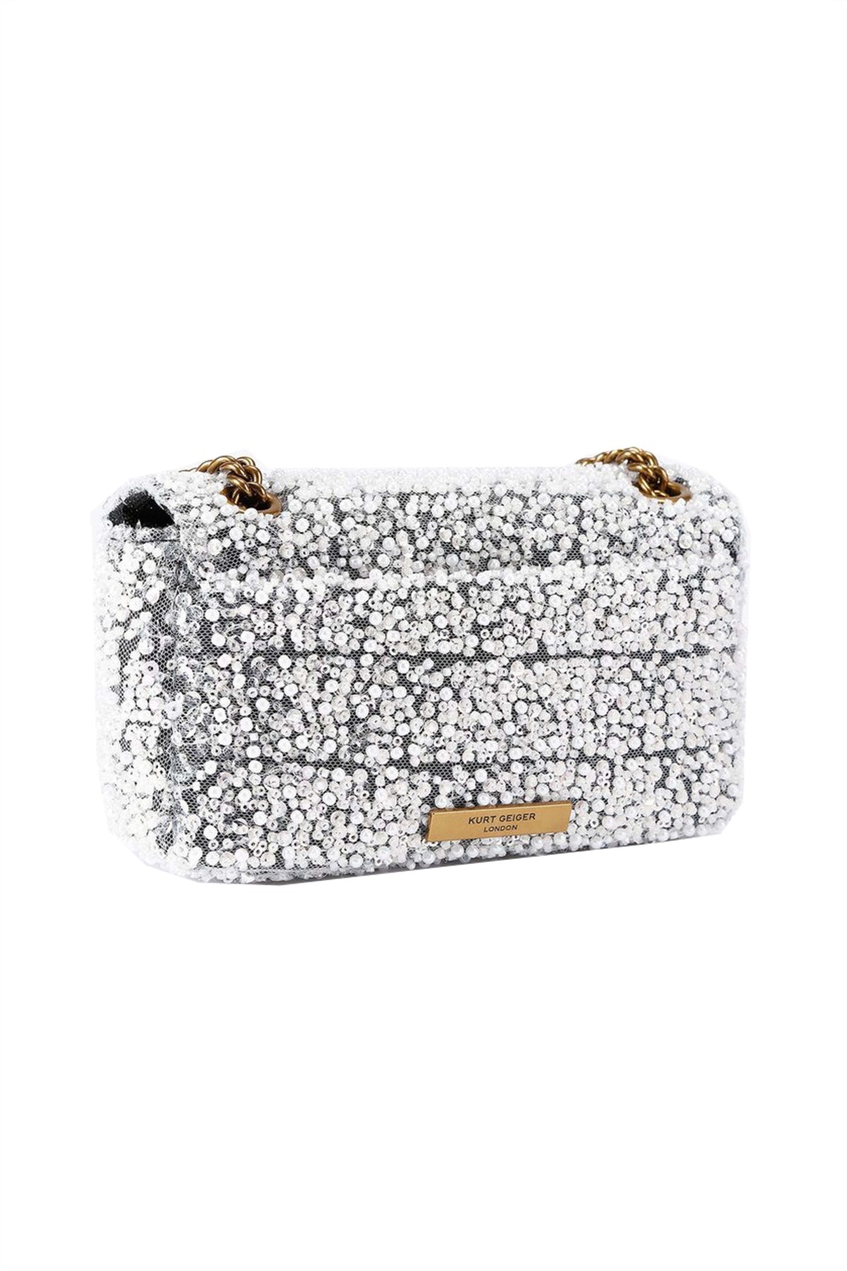KURT GEIGER LONDON  MINI PIMLICO BAG  en color OPNWHT  (2)