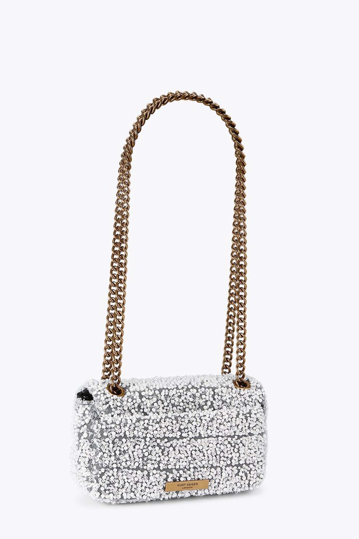 KURT GEIGER LONDON  MINI PIMLICO BAG  en color OPNWHT  (3)