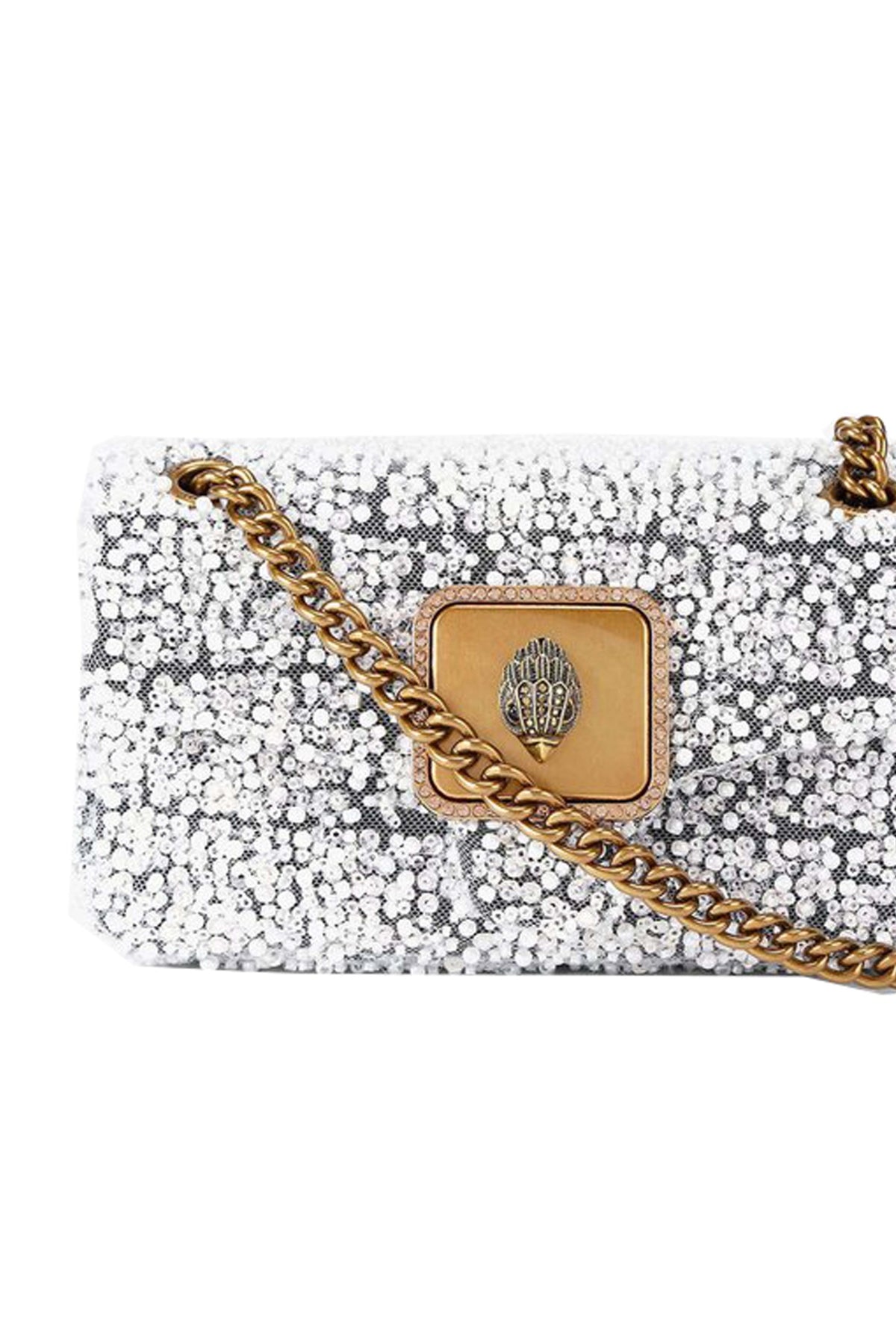 KURT GEIGER LONDON  MINI PIMLICO BAG  en color OPNWHT  (4)