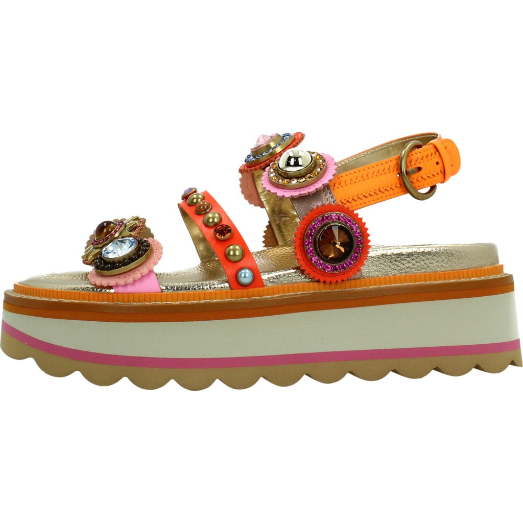 KURT GEIGER LONDON OCTAVIA SLING PLATFO en color OPNMSC  (2)
