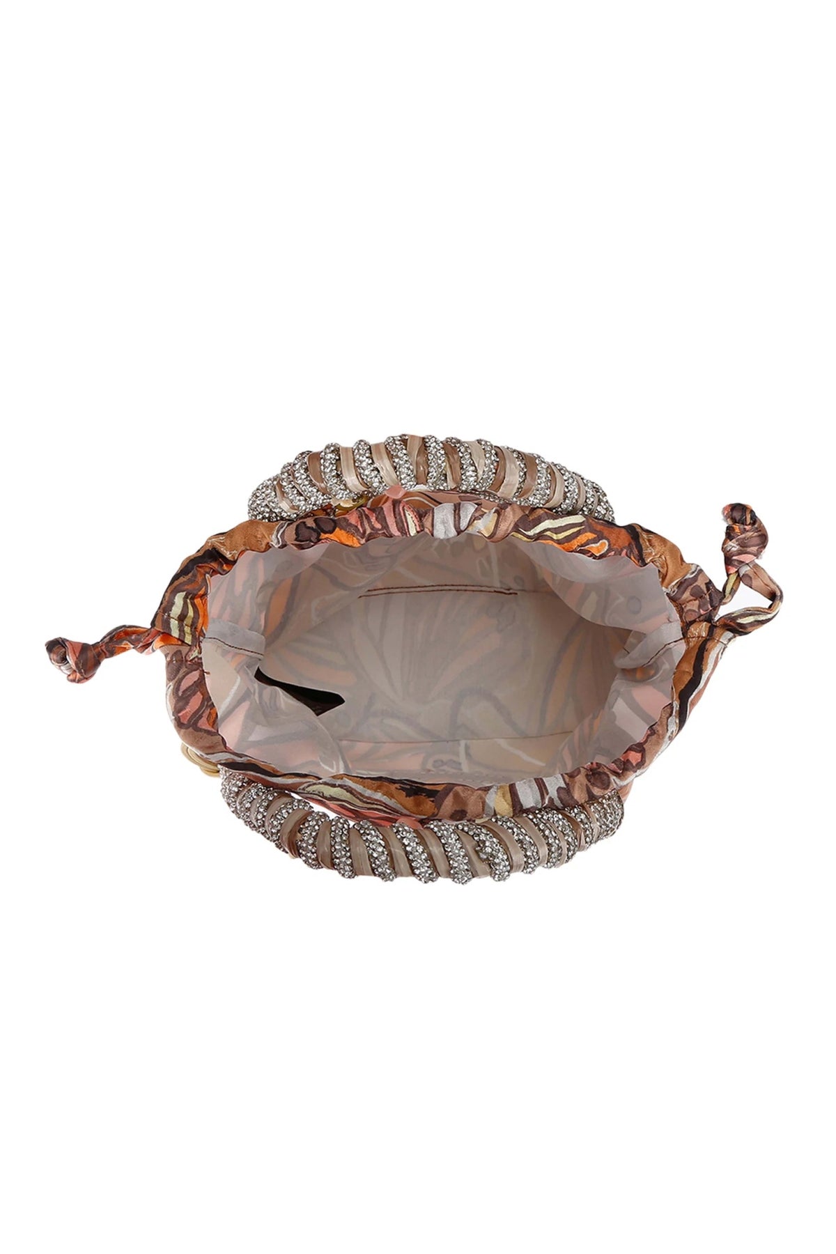 KURT GEIGER LONDON MACRAME CRYSTAL BAG en color OPNBWN  (3)