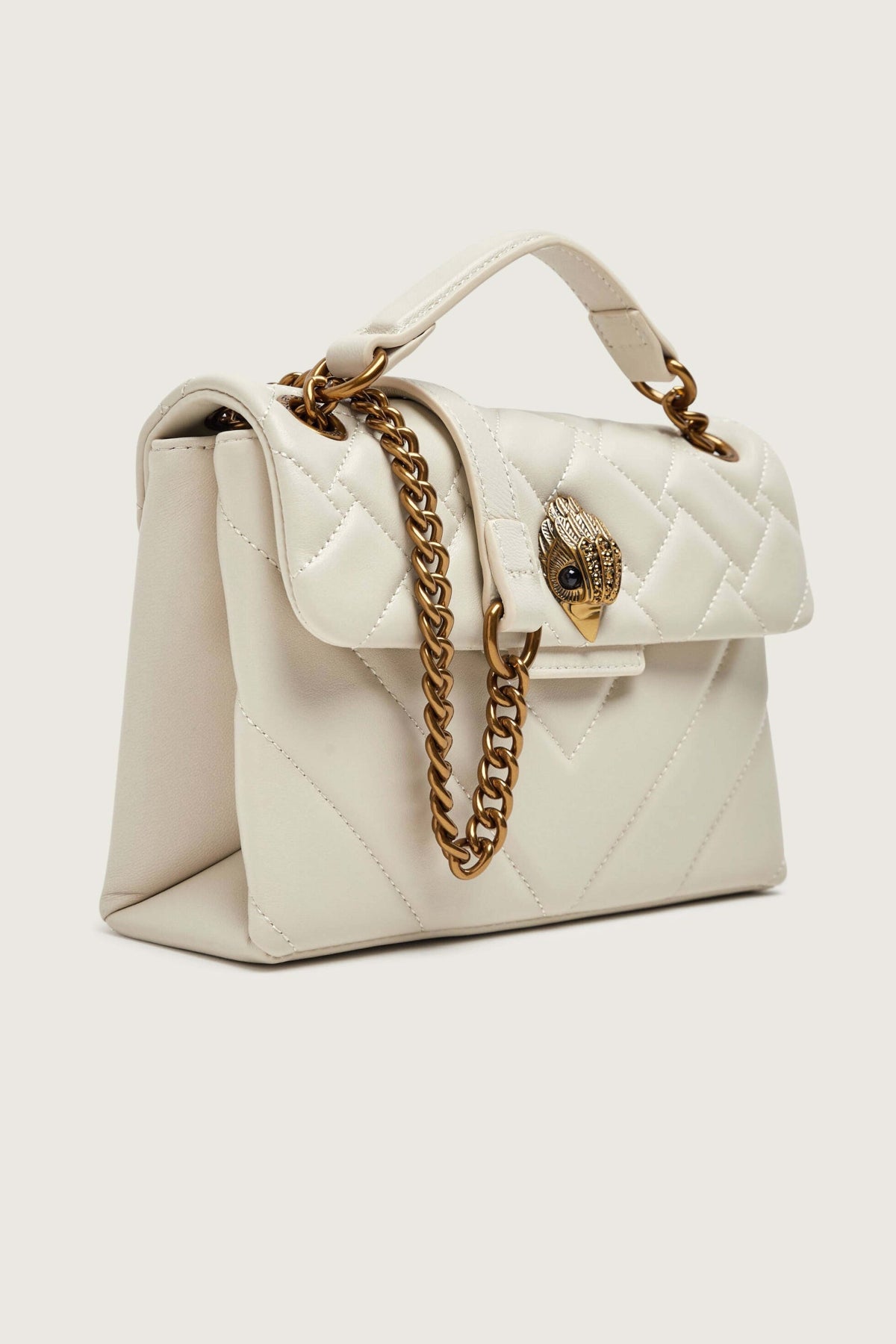 KURT GEIGER LONDON  LEATHER MD KENSINGT en color NTURAL  (4)