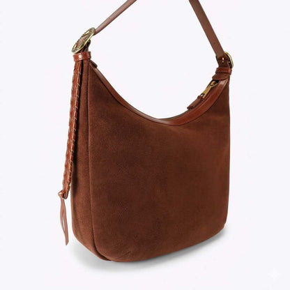 KURT GEIGER LONDON CHELSEA S HOBO BUTTE en color BROWN  (5)